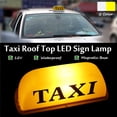 thumbnail image 4 of Naierhg 12V Taxi Roof Light Universal Long Life Waterproof Magnetic Glowing Taxi Cab Sign Roof Top Topper Light Vehicle Accessory, 4 of 7