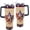 Blue Star, variant on Hunting Tumbler Gifts for Dad Papa Husband Hunter Fathers Day Hunters Deer Cup Coffee Travel Mug with Handle and Straw-40 oz Id Rather Be Huntings(1PCS)