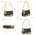 thumbnail image 7 of FORMRS Womens Shoulder Bag with Chain Strap Clutch Purse Cute Tote Handbag, Retro Halloween Cat, 7 of 7