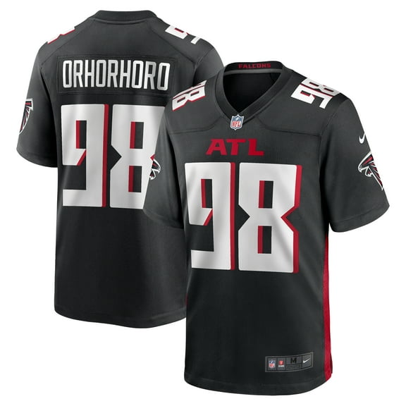 Men's Nike Ruke Orhorhoro Black Atlanta Falcons Team Game Jersey