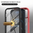thumbnail image 3 of paquete para iPhone 14 Pro Max 6.7 '' Estuche con protector de pantalla antirrayas incorporado, cubierta de teléfono resistente de 360 grados, parte posterior transparente, película PET frontal cielo, 3 of 5