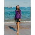 thumbnail image 4 of Calypsa Women's and Women's Plus High Waisted Mid-Thigh Swim Shorts, 4 of 11