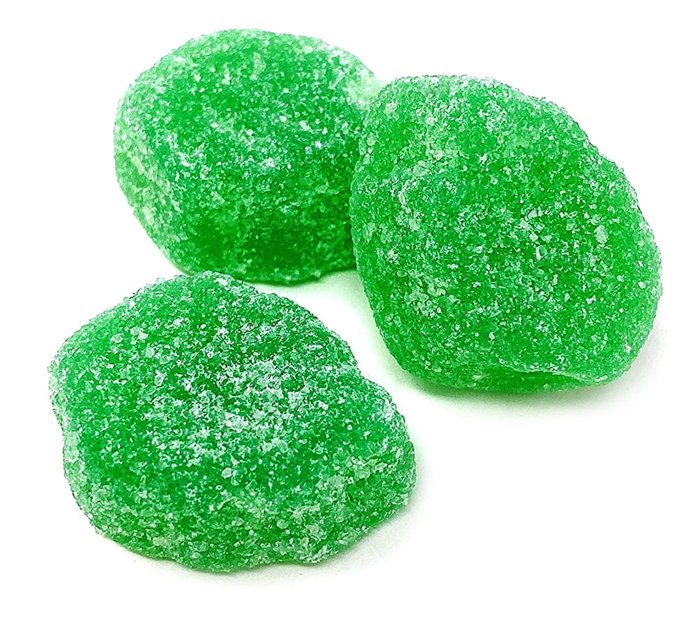 SweetGourmet Jelly Spearmint Leaves Slices Bulk Candy | 5 Pounds