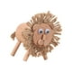 thumbnail image 2 of Juguete de madera para niños, figuras de animales pequeños hechos a mano, rompecabezas de madera 3D para preescolar. León, 2 of 9