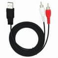 thumbnail image 5 of USB To 2RCA Composite Sound Video Converter Cable Accessories For Streaming Media Camcorder To PC/TV Sound Transfer 1.5m, 5 of 10