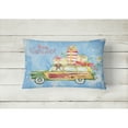 thumbnail image 2 of Carolines Treasures CK2399PW1216 Merry Christmas Boxer Canvas Fabric Decorative Pillow  12H x16W multicolor, 2 of 3