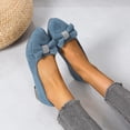 thumbnail image 5 of Viluyesy Womens Suede Ballet Flats, Slip On Pointed Toe 2026 Fashion Shallow Casual Office Dressy Shoes Blue US6, 5 of 9