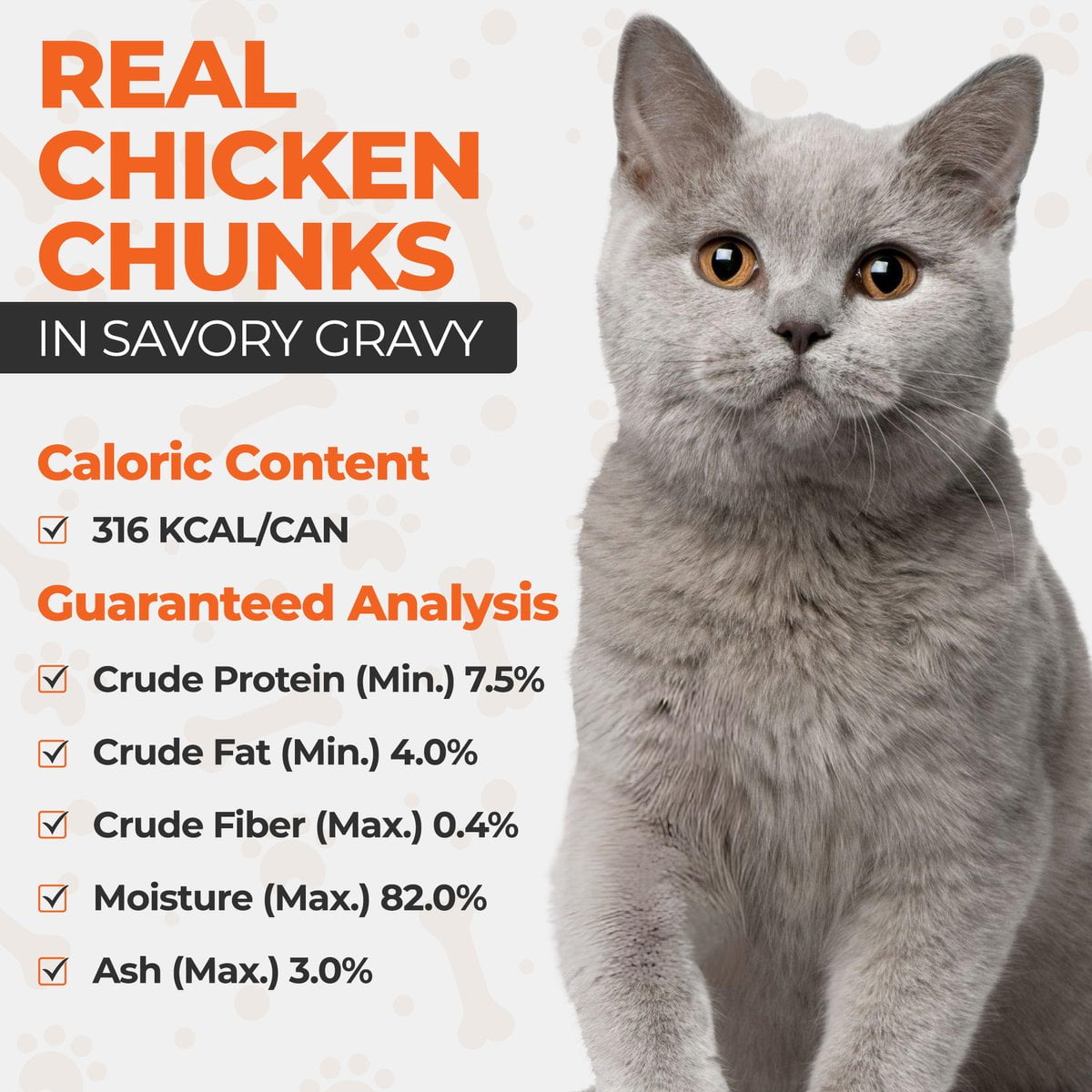 Scoochie Pet Chef Scoochies Recipe With Real Chicken Chunks in Savory Gravy Wet Cat Food, 14-oz can, case of 12