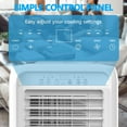 thumbnail image 4 of 8000 Btu Portable Air Conditioners,3-in-1 Portable AC,Dehumidifier, and Fan Mode,AC Unit with 24H Timer & Remote Control for 350 Sq.Ft, 4 of 6