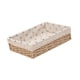 thumbnail image 3 of Canasta de almacenamiento, bandeja decorativa, apilable de papel higiénico, contenedor organizador de gabinetes de caja de decoración de macrame para 31CMX21CMX8CM, 3 of 8