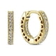 thumbnail image 1 of Aretes Pandora De Aro Corazón De Pavé Recubrimiento En 14K 266317C01 | Joyería De Lujo Para Mujer | Ideal Para Regalo Elegante | Compatible Con Charms Pandora, 1 of 4