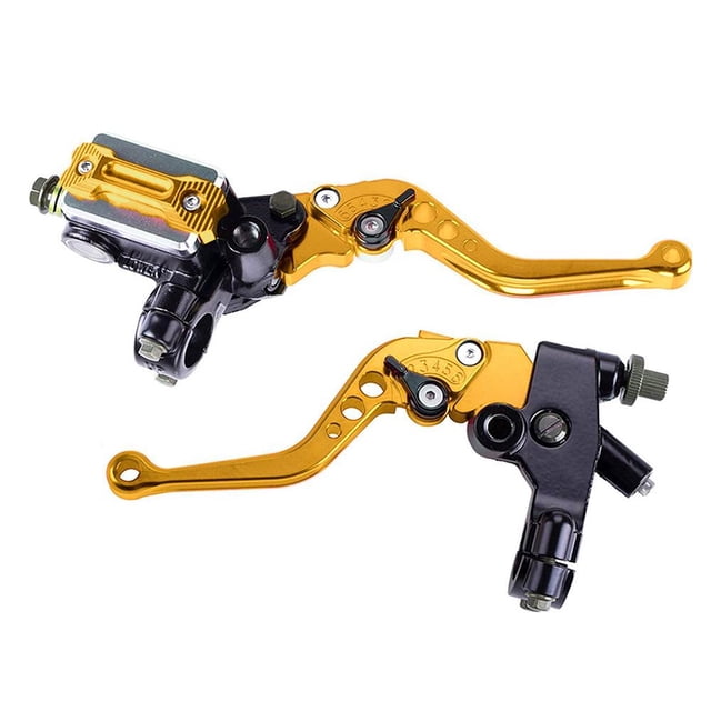 Motorcycle Front Brake Clutch Master Cylinder Lever Reservoir Adjustable