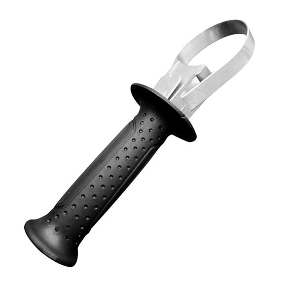Hammer Drill Handle, 60 65mm Handle Tools Drill Hollow Side Front Replacement, Ergonomic Auxiliary Hammer Front Side Handle Grip for Crushing and Punching