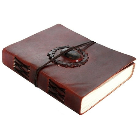 journal bound lock shadow rustic stone town leather gifts boyfriend birthday