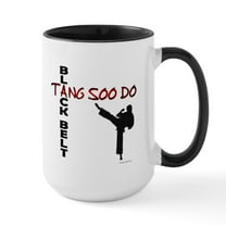 CafePress - Tang Soo Do Black Belt 2 Large Mug - 15 oz Ceramic Large White Novelty Mug