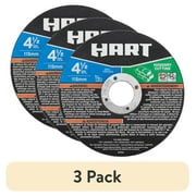 (3 pack) HART 4-1/2-inch Type 1 Masonry Cutting Wheel (7/8" Arbor)