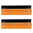 thumbnail image 4 of 2PCS Rectangle Reflective Sign Marker Road Stud Caution Road Roadway Safety GuidanceYellow White, 4 of 8