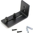 thumbnail image 1 of Rawiri - Rodillo guía de suelo ajustable para puerta corrediza de granero, accesorio de hardware para puerta de granero, color negro, 1 of 5