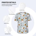 thumbnail image 5 of Rocae Carrot Rabbit for Breathable Men's Baseball T-Shirt Fashionable Casual Baseball Jersey, Moisture-wicking Sportswear Large, 5 of 9