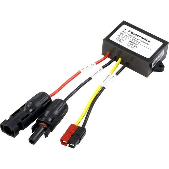 Powerwerx MPPT-150-14.6, DC-to-DC Solar Charger Controller for Bioenno 12V LiFePO4 Batteries