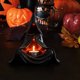 thumbnail image 1 of Vela de Cerámica Negra | Diseño de Capa de Mago con Capucha | Acabado Brillante | Luz de Vela Atmosférica | Decoración Mística | Ideal para Fiestas, Dormitorios y Salas de Estar., 1 of 6