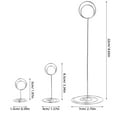 thumbnail image 2 of WEUVEB 36Ud Sujetapapeles Metálico Color Plata Para Tarjetas Y Números De Con Resistente, 2 of 8