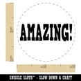 thumbnail image 2 of Amazing Teacher School Fun Text Self-Inking Rubber Stamp Ink Stamper - UV Ink - Mini 1/2 Inch, 2 of 7