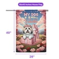 thumbnail image 5 of My Dog Is My Valentine Cute Havanese in Gift Box House Flag 28x40in Double Sided Havanese Dog Lover Gifts Idea Outdoor Decor - 3006, 5 of 5