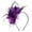 Purple, variant on Bmisegm Fascinators Hats for Women Tea Party Layered Floral Pearl Beaded Fascinator Headband for Wedding Party Hair Accessories for Women Black One Size