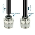 thumbnail image 5 of Uxcell 8mm x 1/2"NPT Male Thread Push to Connect Fittings Pneumatic Air line Quick Connect Fittings 4 Pack Silver, 5 of 6