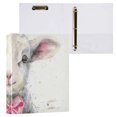 thumbnail image 3 of Sheep Bow 3 Ring Binders 1.5 inch Hardcover File Folders with Interior Pockets A4 Size Organizer for School Office Hospital, 3 of 8