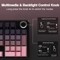 thumbnail image 3 of AULA F99 Pro Wireless Mechanical Keyboard with Knob,Tri-Mode BT5.0/USB-C/2.4GHz Hot Swappable Keyboard,Gasket Structure,Creamy Sound,RGB Backlit Comp, 3 of 8