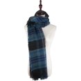 thumbnail image 3 of Women's Fall Winter Scarf Classic Tassel Plaid Tartan Warm Soft Chunky Large Blanket Wrap Shawl Scarves, 3 of 10