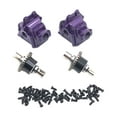 thumbnail image 1 of maskred RCGOFOLLOW Silent Performance Gear Box For 1/14 Wltoys 144001 On-Road Vehicles Purple, 1 of 6