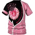 thumbnail image 3 of Personalized Breast Cancer 3D Shirt, Pink Ribbon Awareness T-Shirt, Survivor Pride Tshirt Breast Cancer Shirt (3XL), 3 of 4