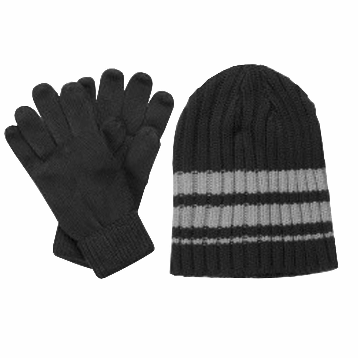 Ribbed Knit Hat \u0026 Glove Gift 