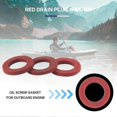 thumbnail image 4 of Outboard Lower Unit Oil Drain Gasket (20Pcs) Replaces 90430-08021-00 for Most 4-Stroke Models Crush, 4 of 5