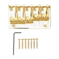 thumbnail image 2 of Bass Bridge Adjustable Saddles High Stability Zinc Alloy Material 5 String Electric Bass Replacement Bridge, 2 of 7