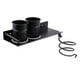 thumbnail image 1 of de cabellero en Soporte para Organizador de almacenamiento 2 tazas Aluminio, 1 of 9