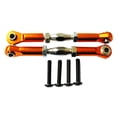 thumbnail image 1 of Xingzhi 2pcs/set Front/Rear Steering Link Rod For AXIAL 1/10 Rock Racer AX90026 Desert Buggy Hop-ups Orange, 1 of 6