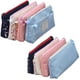thumbnail image 2 of Paquete de 4 estuches de lona para lápices, bolsa de almacenamiento para bolígrafos para estudiantes, oficina, universidad, escuela secundaria, escuela secundaria Ormromra CZBG-XM159, 2 of 6