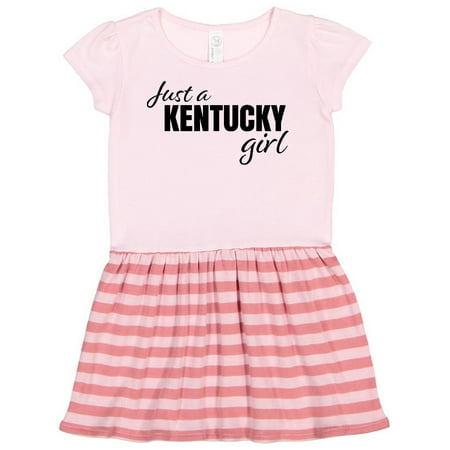 

Inktastic Just a Kentucky Girl Born and Raised Gift Toddler Girl Dress