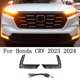 thumbnail image 2 of 1 juego de luces LED de circulación diurna para coche Honda CR-V CRV 2023 2024 con señal de giro dinámica DRL luces diurnas cubierta de luz antiniebla, 2 of 4