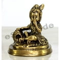 thumbnail image 2 of eSplanade - Krishna Makhan Chor Laddu Gopal Kanha Bal Gopal - Murti Idol Statue Sculpture Showpiece | Home Decor | Brass - 9.5 cms, 2 of 7