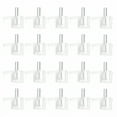 thumbnail image 6 of LAMIRO 20 pcs Clear Shelf Pegs Kitchen Cabinet Shelf Pin Shelf Support Peg Cabinet Shelf Pegs 0.79x0.79x0.59in, 6 of 7