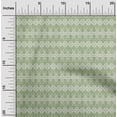 thumbnail image 2 of oneOone Velvet Light Green Fabric Asian Kilim Craft Projects Decor Fabric Printed By The Yard 58 Inch Wide, 2 of 5
