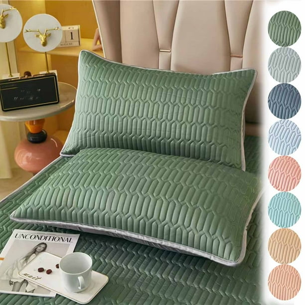 onlyliua para El Hogar Fundamentos de Almohada Gel Fundas de Almohada Ajustables para Dormir Almohadas de Tamaño Transpirable Fundas de Almohadas Lavables y Extraíbles