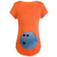 thumbnail image 1 of CafePress - Bowling Ball Maternity Dark T Shirt - Maternity Dark T-Shirt, 1 of 1