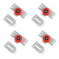 thumbnail image 1 of Door Pulley Metal Sliding Cabinet Guide Wheel Slide Rail Roller Glass Roller Window, 1 of 7