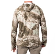 Realtree Mens Camo Sun Hooded Shirts, Lightweight, Breathable for Fishing, Hiking and Outdoors, Size K